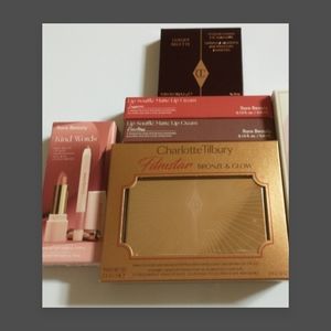 Luxury Palette,colour -coded eyeshadows-FilmStar RareBeauty lipDuo,Lip Souffle